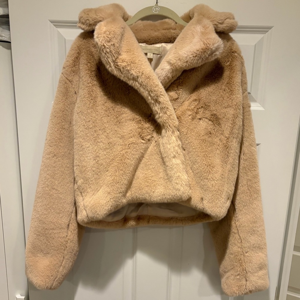 Dance & Marvel Faux Fur Coat